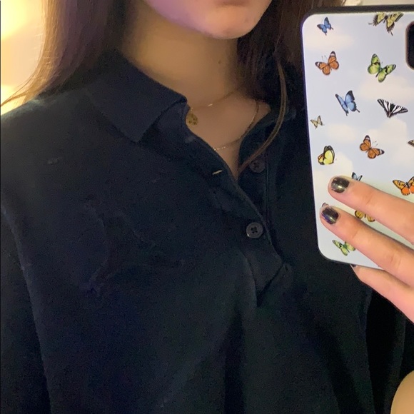 Vintage Jordan Polo Crop Tee - Picture 2 of 3